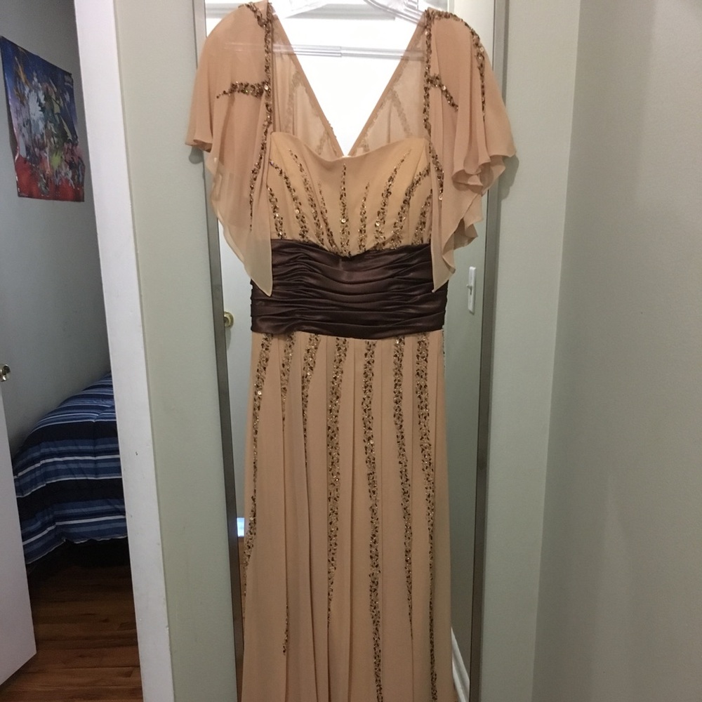 Gold dress